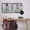 Stupell Industries Abstract Cologne Perfume Bottle 2 pc Framed Giclee Wall Art Set Design by Melissa Wang